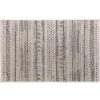 TAPIS RECTANGLE 68X110CM VISCOSE TISSEE TALLULAH NATUREL