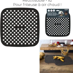 TAPIS REUTILISABLE FRITEUSE AIR X2 21CM