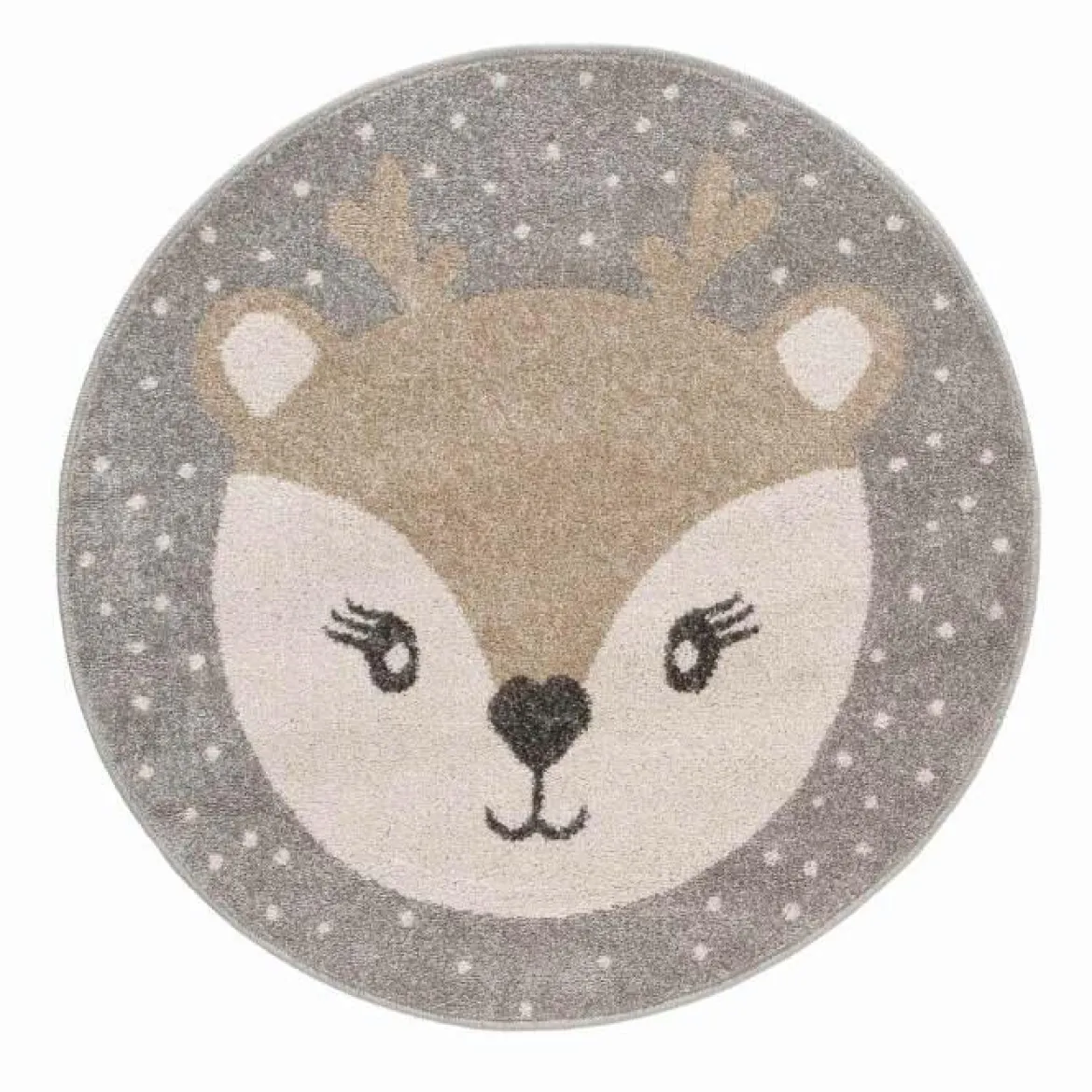 TAPIS ROND D.100CM FRISE BAMBI