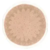 TAPIS ROSACE JUTE ET LUREX