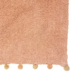 TAPIS ROSE ET LUREX 100X150CM