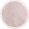 TAPIS ROSE LUREX FRANGES D.90CM