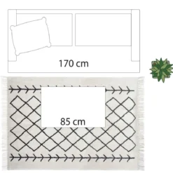 TAPIS TUFT DELHI D.120X170CM