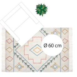 TAPIS TUFT ETNICOLOR D.120X170CM