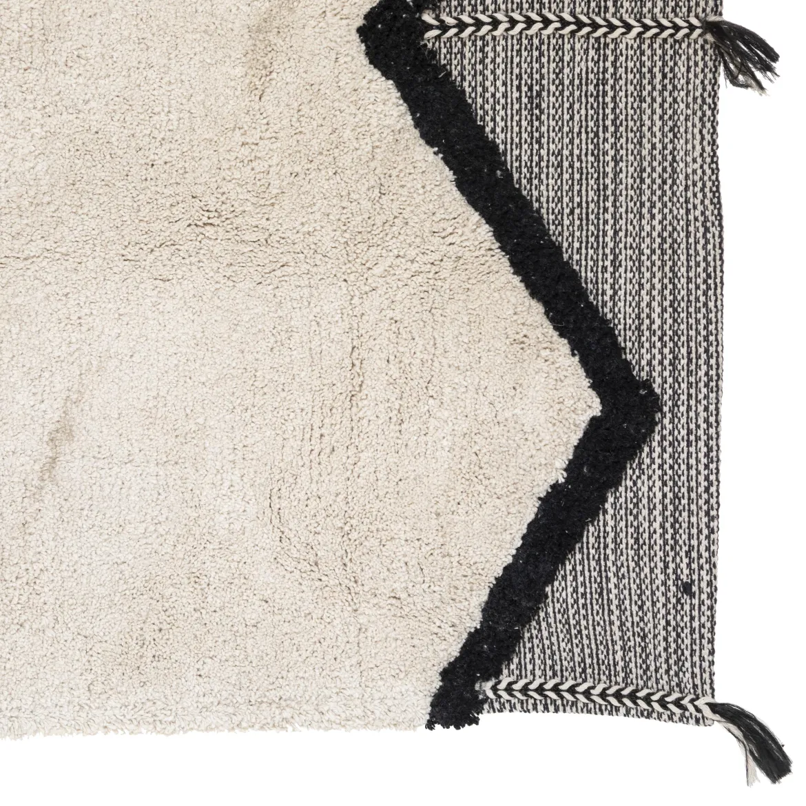 TAPIS TUFT TRESSE TROPIQUES AUSTRALES D.118X170CMCM
