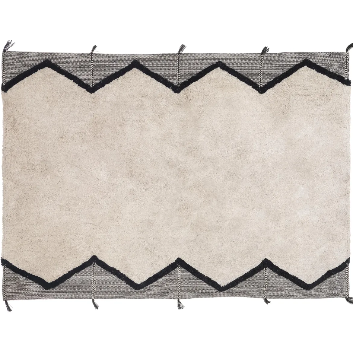 TAPIS TUFT TRESSE TROPIQUES AUSTRALES D.118X170CMCM