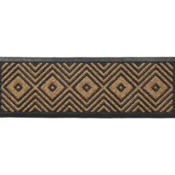 TAPIS 25X75CM COCO TRESSE CAOUTCHOUC LOSANGE
