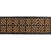 TAPIS 25X75CM COCO TRESSE CAOUTCHOUC LOSANGE