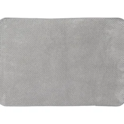 TAPIS 40X60CM POLYESTER GRIS