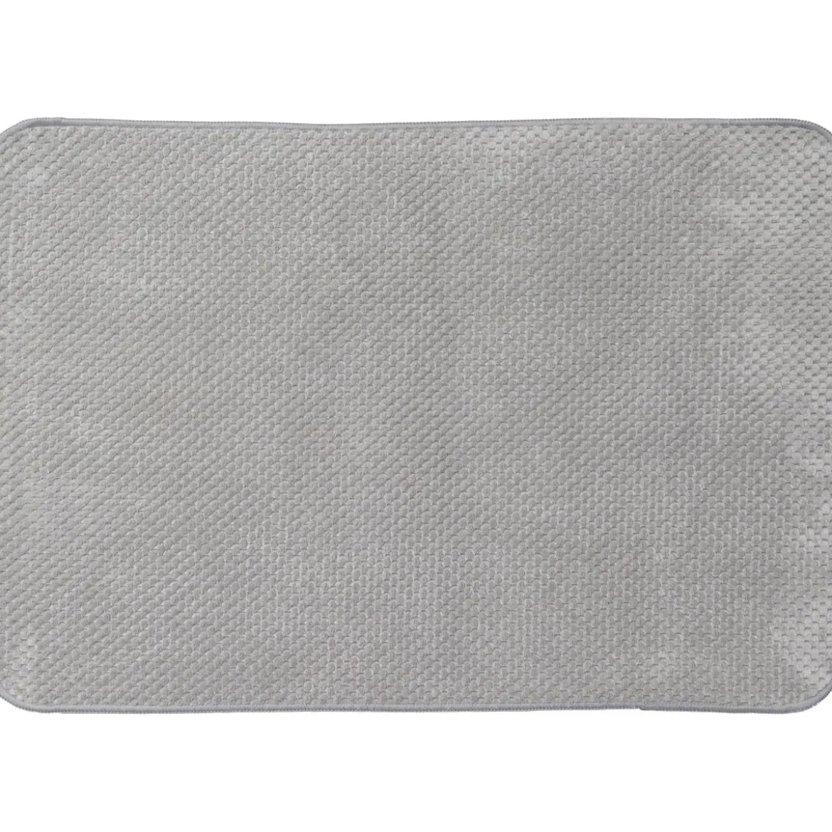 TAPIS 40X60CM POLYESTER GRIS