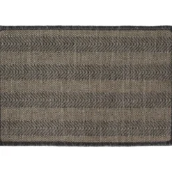 TAPIS 40X60CM POLYPRO CHEVRON GRIS
