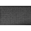 TAPIS YVAN 45X75CM POLYPRO CAOUTCHOUC GRIS FONCE