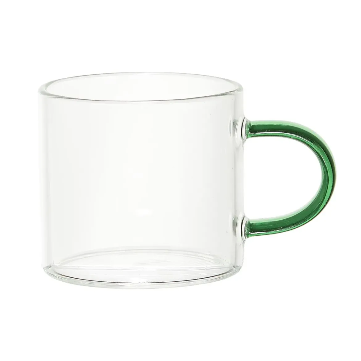 TASSE EXPRESSO VERRE ANSE COLOREE 10CL