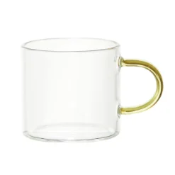 TASSE EXPRESSO VERRE ANSE COLOREE 10CL