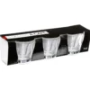 TASSE VERRE ANSE METALX3 11CL