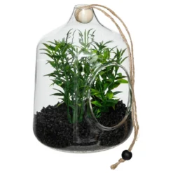 TERRARIUM PLANTE A SUSPENDRE NALY H.15CM