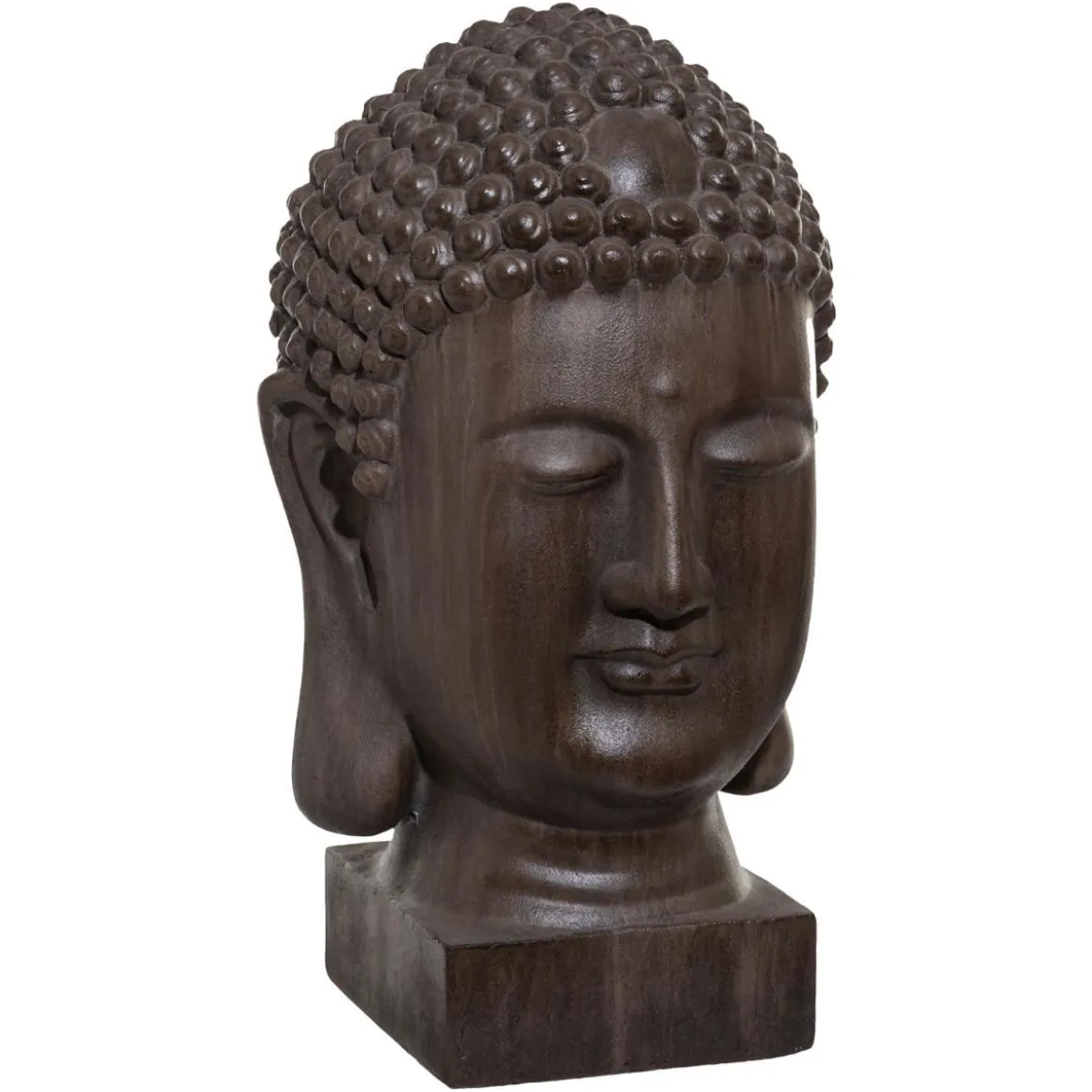 TETE BOUDDHA BRUN OUTDOOR H.51CM