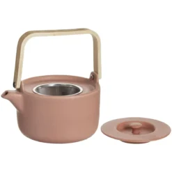 THEIERE CERAMIQUE NATURE TERRACOTTA 80CL