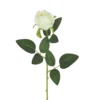 TIGE BOUTON ROSE H.63CM BLANC
