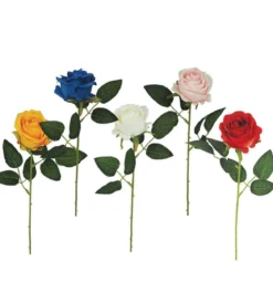 TIGE BOUTONS ROSE H62CM 5 COULEURS