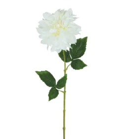 TIGE DE DALHIA H63CM D13CM BLANC