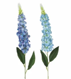 TIGE DELPHINIUM 28 FLEURS H.74CM BLEU