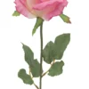 TIGE DE ROSE H72CM 2 TONS DE ROSE
