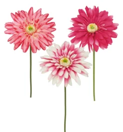 TIGE GERBERA H60CM ROSE