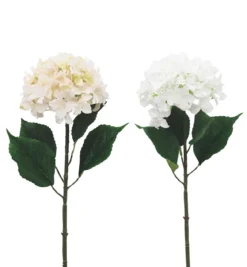 TIGE HORTENSIA H.67CM BLANC OU CREME