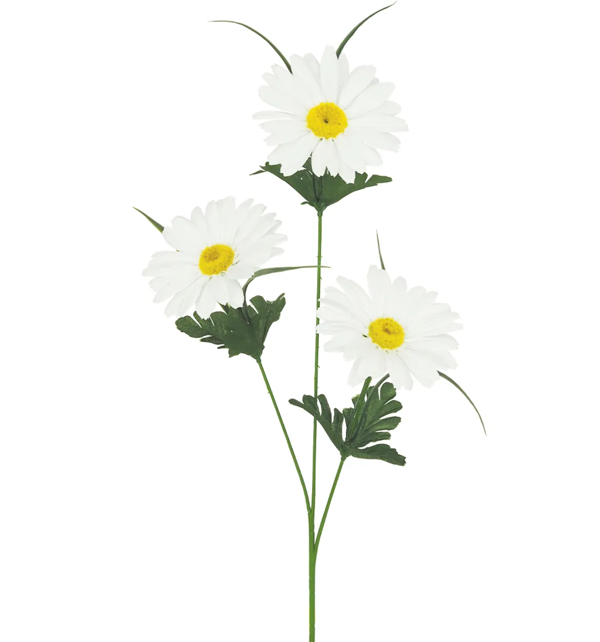 TIGE MARGUERITE H.65CM BLANC