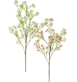 TIGE PETITE CENTAUREE H.90CM ROSE ET BLANC