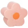 TIRELIRE DOLOMITE FLEUR H.13CM