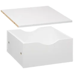 TIROIR ET ETAGERE MIX BLANC