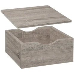 TIROIR ET ETAGERE MIX GRIS