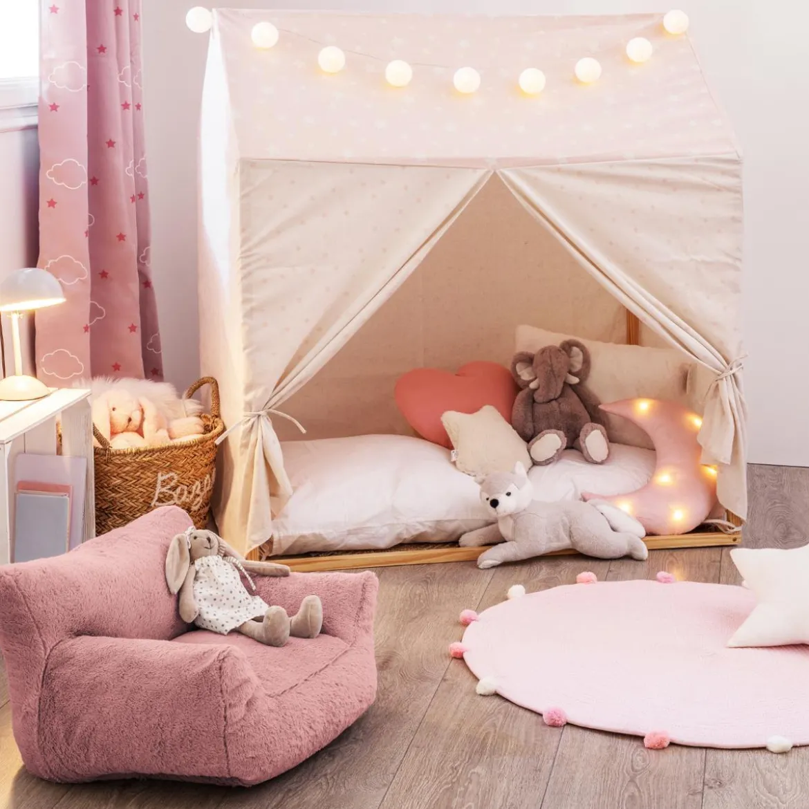 TOILE CABANE FILLE