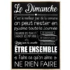 TOILE DIMANCHE D.50X70CM