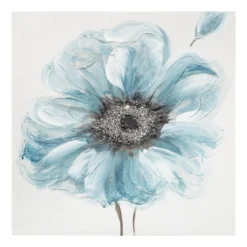 TOILE FLEURS 48X48CM