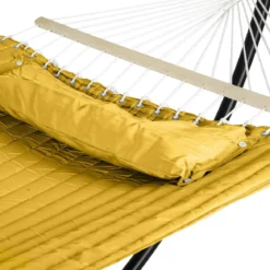 TOILE HAMAC AKIO MATELASSE MOUTARDE