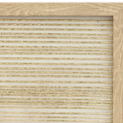 TOILE IMPRIMEE ENCADREE ELIN EFFET ALU D.50X70CM