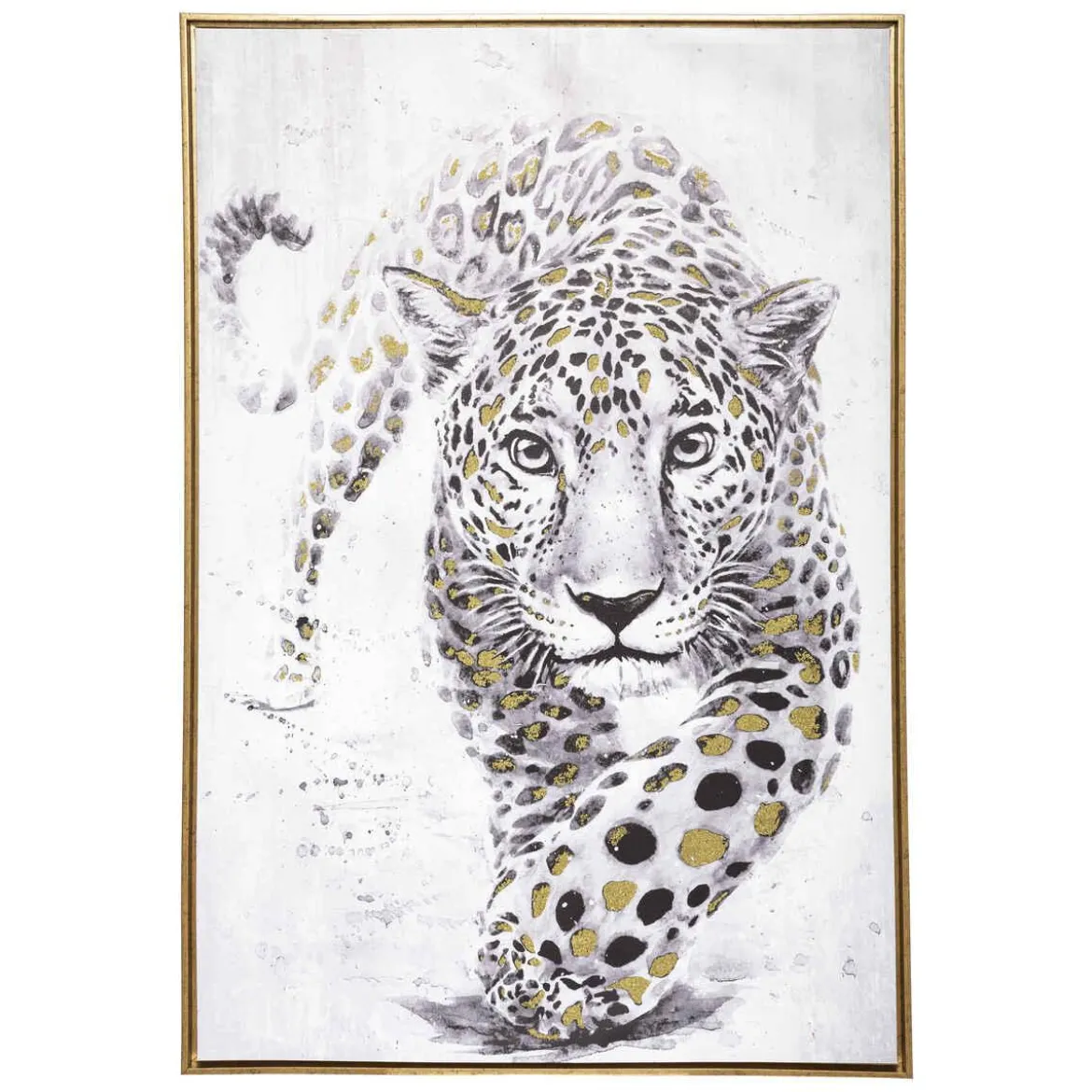 TOILE IMPRIME PANTHERE D.78X118CM