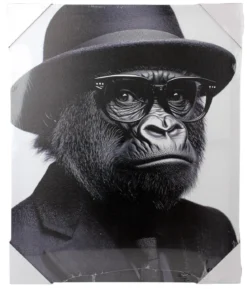 TOILE MURALE SINGE 40X50CM