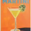 TOILE MURALE 40X50CM DECOR MARTINI