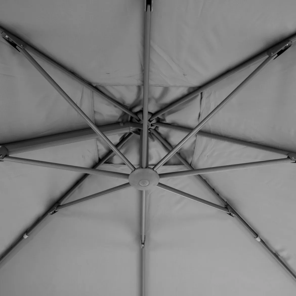 TOILE PARASOL ELEA INCLINABLE 3X3M ARDOISE