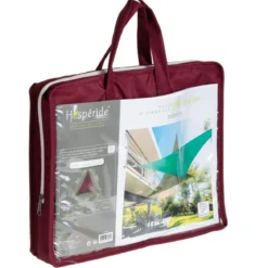 TOILE SOLAIRE CURACAO 3X3X3M BORDEAUX