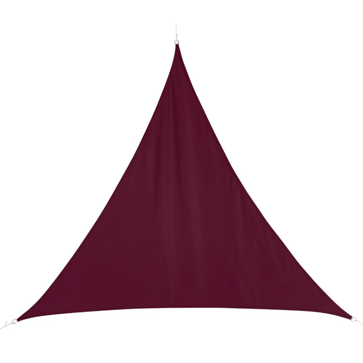 TOILE SOLAIRE CURACAO 4X4X4M BORDEAUX