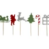TOPPER BUCHE NOEL X12 PIECES