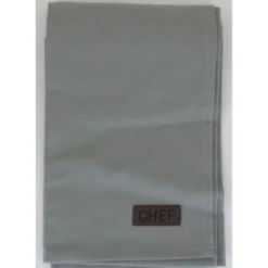 TORCHON CHEF 50X70CM COTON GRIS CLAIR