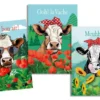 TORCHON FUNNY COW MULTICOLORE 50X70CM
