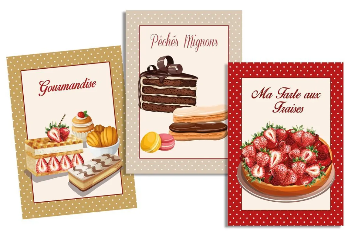 TORCHON GATEAU MULTICOLORE 50X70CM