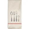 TORCHON IMP JACQUES 50X70CM COTON ECRU COUVERTS
